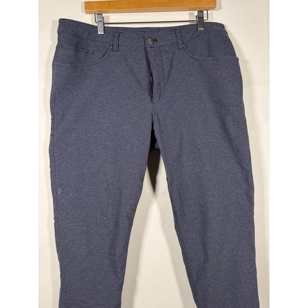 Lululemon ABC Pant Slim 32 Heathered Navy Blue Mens Size 36 M5A91S